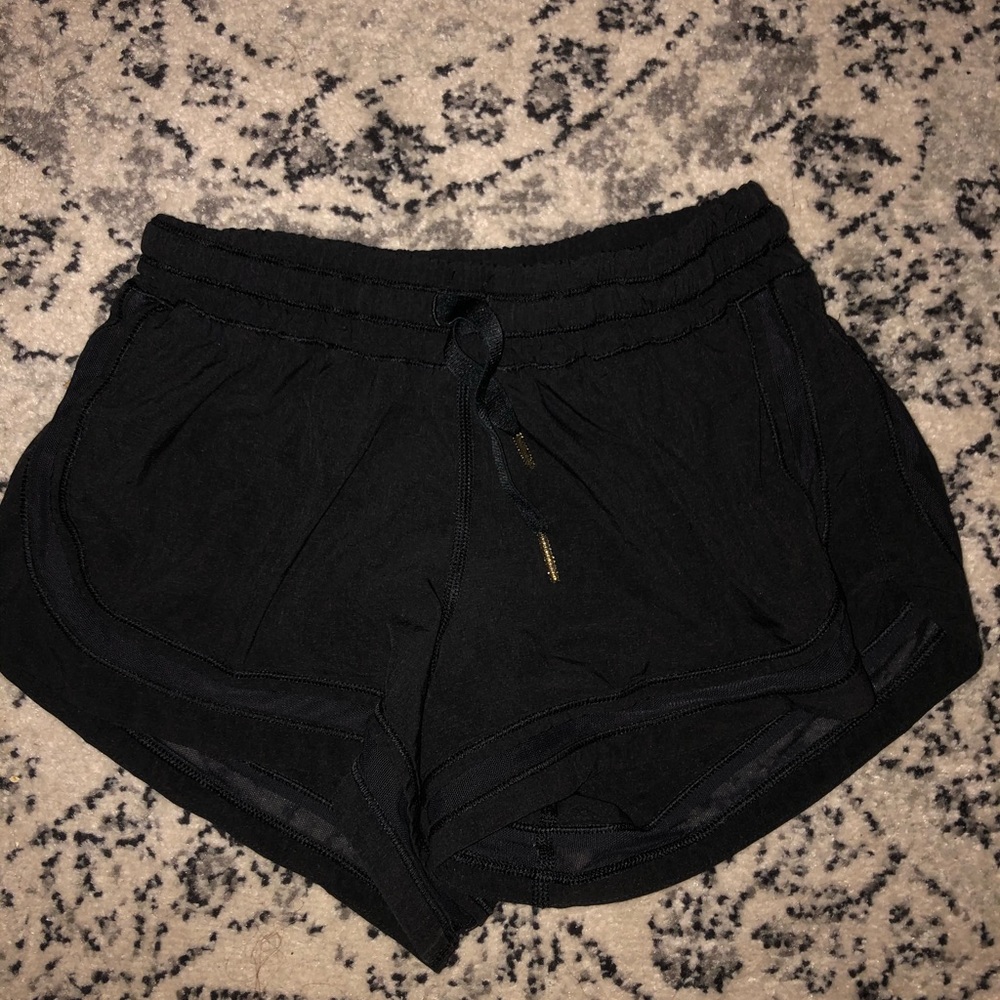 SUPER RARE black mesh Lululemon shorts